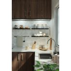 Yankı - BYEG 60 Cm 3lü Mat Siyah Mdf Uçan Duvar Rafı Gizli Bağlantı Kitaplık