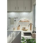 Yankı-Byeg 60 Cm Safir Meşe Mdf Uçan Duvar Rafı Gizli Bağlantı Kitaplık