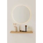 Yankı-Byeg 62 Cm Safir Meşe Mdf Uçan Duvar Rafı Gizli Bağlantı Kitaplık