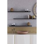Yankı - BYEG 70 Cm 3 lü Mat Siyah Mdf Uçan Duvar Rafı Gizli Bağlantı Kitaplık
