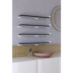 yankı-byeg 70 cm 4lü Mat Siyah Mdf Uçan Duvar Rafı Gizli Bağlantı Kitaplık