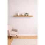 yankı-byeg 90 Cm Safir Meşe Mdf Uçan Duvar Rafı Gizli Bağlantı Kitaplık