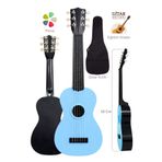 YANKI CG-16BL Oyuncak Gitar Seti 3-11 Yaş Çocuk Gitarı 53cm 6 Telli -Eğitim Kitabı, Kılıf ve Pena Hediyeli