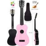 Yankı CG-16P Oyuncak Gitar Seti 3-11 Yaş Çocuk Gitarı 53CM 6 Telli (Eğitim Kitabı, Kılıf ve Pena Hediyeli) - Renk Seçenekleri - Pembe