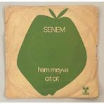 Yankı Senem Ham Meyva - Çıt Çıt 45 Lik Plak (Orijinal 1970 Dönem Baskı)