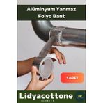 Yanmaz Folyo Bant 45MM - 5mt - Sıcaklığa Dayanıklı Tamir Soba Boru Yama Alüminyum - Ahşap - Tek Ebat