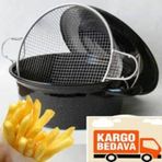 Yanmaz Ve Yapışmaz Fritöz Kızartma Tenceresi