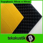 Yanmaz Yapışkanlı Yumurta Akustik Sünger 4Cm 60Dns 50Cmx50Cm