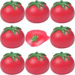 YANQINQIN Stres Sıkma Oyuncağı, Sahte Çilek Muz Şeftali Portakal Dondurma, Yetişkinler ve Çocuklar için Stres Yaymak İçin Harika (Tomato)