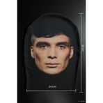 Yansıma Tommy Shelby Baskılı, Rahat Görüşlü, Yıkanabilir Kumaş Maske – Gerçekçi Tam Yüz Görünümlü, Nefes Alabilen Parti ve Cosplay Maskesi