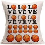 yaozeio Basketbol Kırlent Kılıfları 18x18 Fermuarlı Yastık Kılıfı Yastık Kılıfları Kadınlar Erkekler için Spor Yastık Kılıfı Basketbol Severler Hayranları Arkadaşlar için Brithday Hediyeleri Kanepe