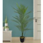 Yapay Ağaç Areka Ağacı Palmiye Ağacı Salon Bitkisi Yapay Areka 130 cm 20 Yaprak