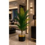 Yapay Ağaç Areka Palmiyesi 150 Cm Lux Metal Saksı Dahıldır