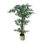 YAPAY AĞAÇ FİCUS 120 CM 15X15 CM METAL SAKSI