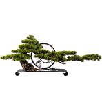 Yapay Ağaçlar Simülasyon Karşılama Çam Ağacı Yeşil Bitki Süsleri Oturma Odası Otel Yapay Bonsai Ağacı Dekorasyon Yapay Bonsai