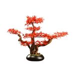Yapay Ağaçlar Yapay Bonsai Ağacı Seramik Saksılı Dekoratif Sahte Kırmızı Akçaağaç Bitkileri Oturma Odası, Ofis, Çay Odası için Yapay Bonsai
