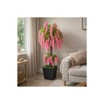 Yapay Bitki Pembe Wisteria Salkım Ağacı, 190 Cm
