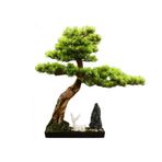 Yapay Bitkiler Sergileme Ağacı Seramik Saksılı Yaratıcı Yapay Bonsai Ağacı Ev Dekorasyonu Oturma Odası Ofis İçin Sahte Bitki Kitap Rafı Dekor Süsleri