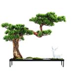 Yapay Bitkiler/İç mekan bonzai ağaçları Yapay Bonsai Ağacı İç Mekan Sahte Bitkiler Dekor Ev Masa Ofis Masası Banyo Raf Yatak Odası Oturma Odası Yapay bonsai ağacı