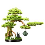 Yapay Bitkiler/İç mekan bonzai ağaçları Yapay Bonsai Ağacı Tütsü Brülörü Oturma Odası Giriş Ofis Dekorasyonu Sahte Bitki Süsleri Yapay bonsai ağacı