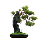 Yapay Bonsai Ağacı Oturma Odası Dekoratif Bitkiler Simülasyonu Masaüstü Feng Shui Süsleri Yeşil Bonsai Yüksek Dereceli İç Dekorasyon Simülasyonu Ağaç Sahte Bitkiler