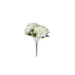 YAPAY ÇİÇEK 5 DALLI BEYAZ ORTANCA DEMETİ 50 CM