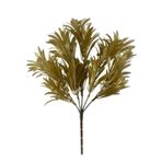 Yapay Çiçek Altın Gold Renk Podocarpus Demeti 7dal 48 Çiçek Garnitür Aradal Dekoratif Yapay Bitki