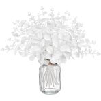 Yapay Çiçek Beyaz Okaliptus Aradal Arajman Çiçeği Eucalyptus Vitrin