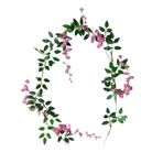 Yapay çiçek çiçeği, 3pcs 1.8M Silk Hanging Flower For Home Garden Outdoor Ceremony Wedding Arch Floral Decor For Decoration(Pink)