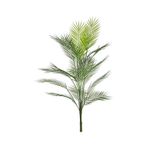 Yapay Çiçek Dal Areka Palmiye 20 Yaprak 130 Cm Salon Çiçeği Yapay