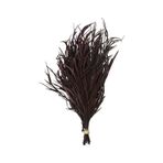Yapay Çiçek Deposu Dekoratif Kurutulmuş Kahverengi Mini Bitki 20 Cm Gavellia Leaves