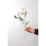 Yapay Çiçek Deposu Yapay Çiçek 3lü Şakayık Ranunculus Dalı 50 cm Pudra