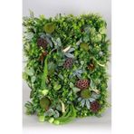 Yapay Çiçek Deposu Yapay Dikey Bitki Hazır Duvar Paneli 55 Cm X 55 Cm Model 5