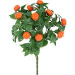 Yapay Çiçek Deposu Yapay Misket Mandalina Demeti 30 Cm