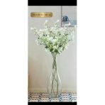 Yapay Çiçek Evi 1 Adet 120 Cm Beyaz Begonvil Ev Vazo Dekor Süsü