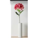 Yapay Çiçek Evi 1 Adet 75 Cm Pembe Bordo Islak Ortanca Ev Dekor Süs Vazo