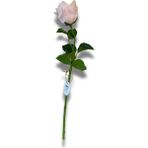 Yapay Çiçek Islak Dokulu Gül 40CM - Açık Pembe