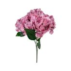 Yapay Çiçek Islak Ortanca Çiçeği Pembe Koyu 45cm 5dal Islak Gerçeksi Dokulu Pembe