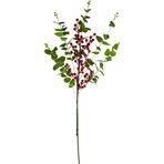Yapay Çiçek Kokina Ve Yeşil Okaliptus 90Cm Uzun Dal Eucalyptus