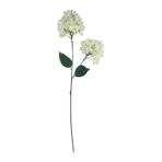 Yapay Çiçek Ortanca 90cm 2toplu Beyaz Tek Dal Kumaş Çiçek Uzun Dal Beyaz