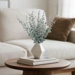 Yapay Çiçek Pastel Silikon Okaliptus 42cm 5dallı Demet Eucalyptus Yeşil