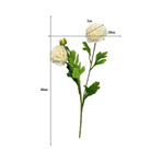 Yapay Çiçek Şakayık Çiçeği Soft Pembe Renk 2 Çiçek 1 Tomurcuk 50cm Pembe