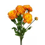 Yapay Çiçek Şakayık Çiçeği Somon Renk 2 Çiçek 1 Tomurcuk 50Cm Vitrin