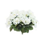 Yapay Çiçek Sardunya Demeti 40*25Cm 1.Kalite Beyaz Balkon Çiçeği