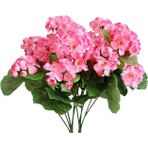 Yapay Çiçek Sardunya Demeti 40*25Cm 1.Kalite Pembe Balkon Çiçeği