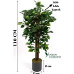 Yapay Çiçekçiniz Yapay Benjamin Ağacı 110 Cm