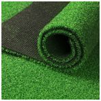 Yapay çim 100 x 500 cm bahçe için gerçekçi suni çim, yeşil, kurulumu kolay, peyzaj ve oyun alanları için.