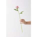 Yapay Kadife Gül Tek Dal Pembe 50 Cm
