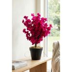Yapay Mor Bahar Dalı Ağacı Plastik Saksılı - 60 Cm