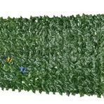 Yapay Sarmaşık Kafes Çit Tarama Örtüsü 1m x 10m Çıplak Çit Doğal Görünüm ve UV Dayanıklı Kolay Kurulum için Dış Mekan Gizlilik Çit Kaplaması Boyut: 1x10m/3.28x32.81ft